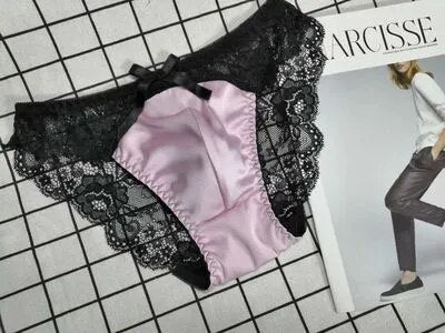 Men's Lace Satin Stretchy Sexy Sissy Panties Underwear – Underwear For  Modern Men