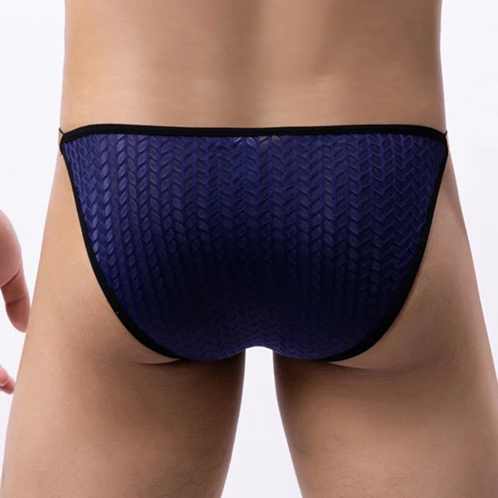 Men Sexy Breathable Low Waist Briefs Underwear