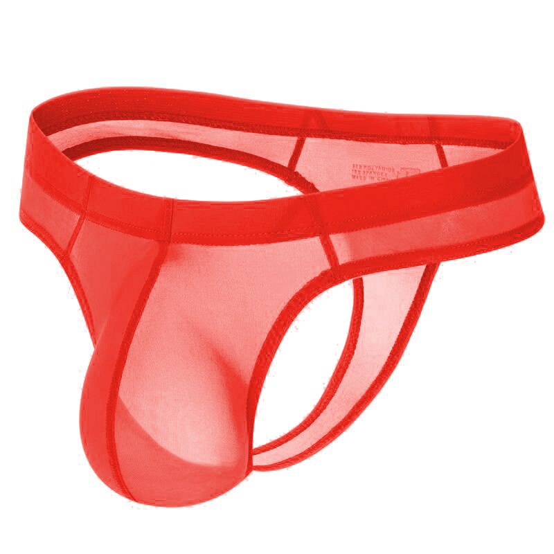 Men's Translucent Ultra Thin Thong Underwear