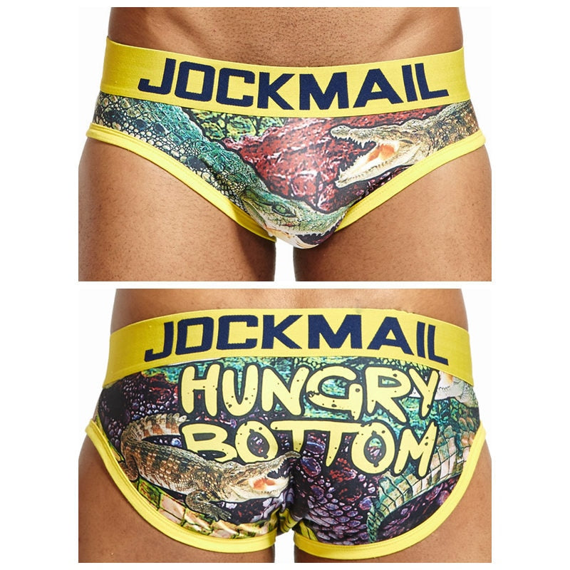 Men Printed Briefs Underwear