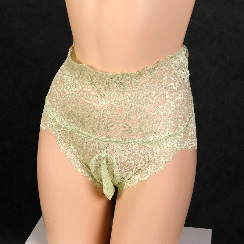 Seamless Sexy Lace Panties Underwear for Men