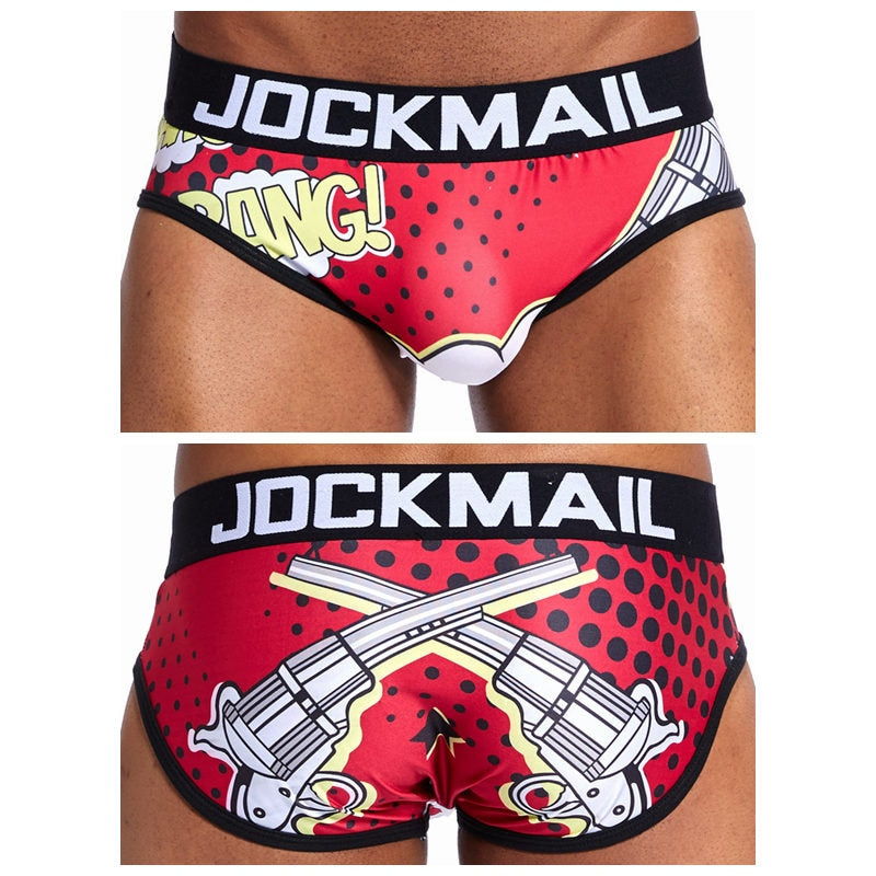 Men Printed Briefs Underwear