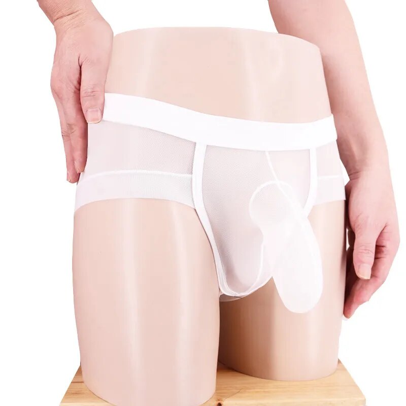 Briefs Elephant Nose Mesh Translucent Underwear