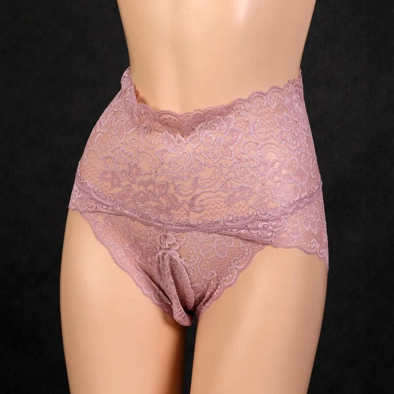 Seamless Sexy Lace Panties Underwear for Men