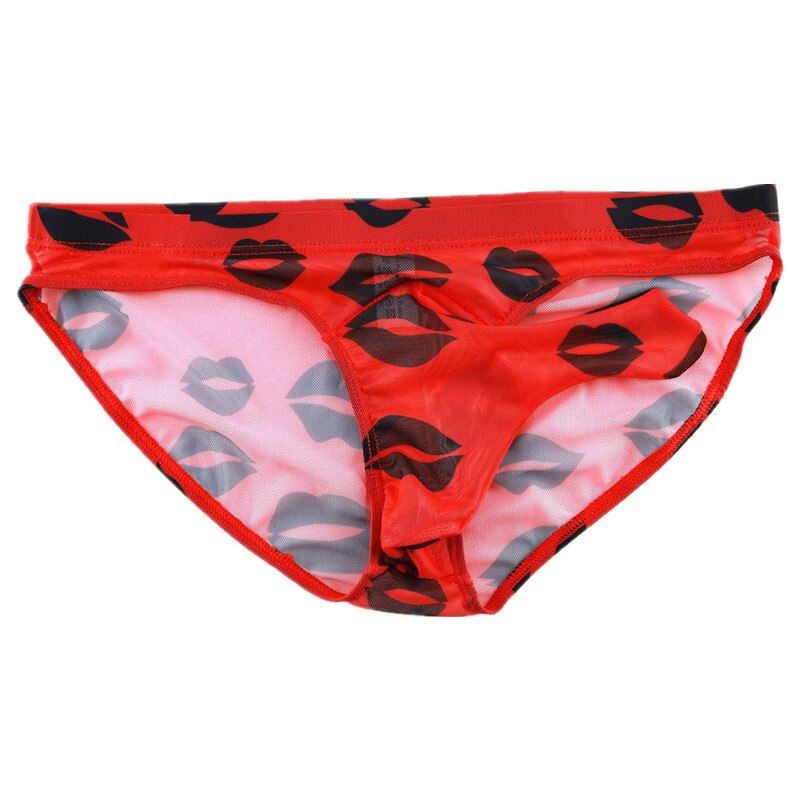 Men's Sexy Elephant Nose Translucent Briefs Underwear