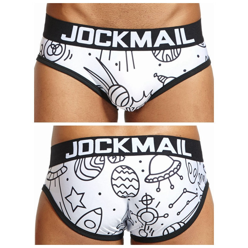 Men Printed Briefs Underwear