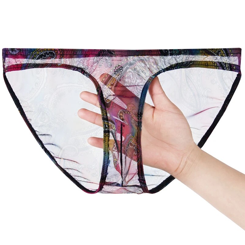 Sexy Translucent Bohemian Panties for Men