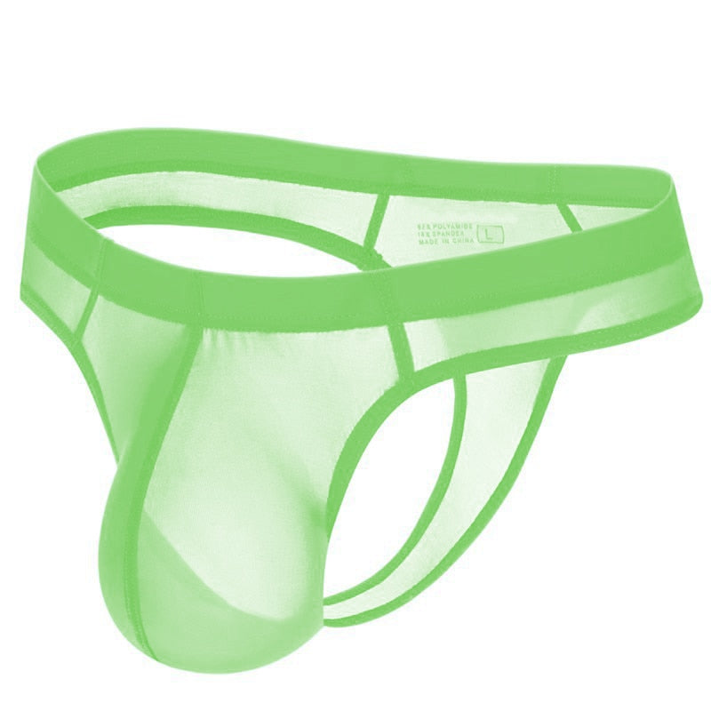 Men's Translucent Ultra Thin Thong Underwear