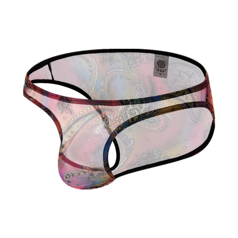 Sexy Translucent Bohemian Panties for Men