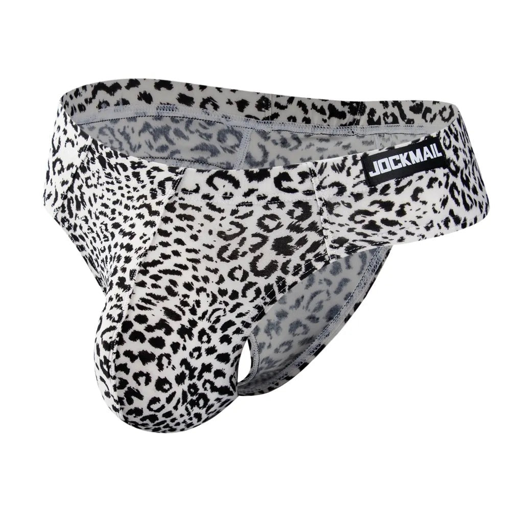 Mens leopard hot sale print underwear