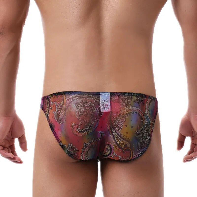 Sexy Translucent Bohemian Panties for Men