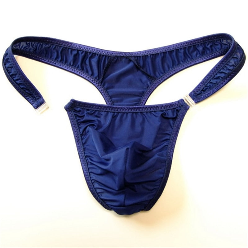 Men Sexy Thong with Button underwear