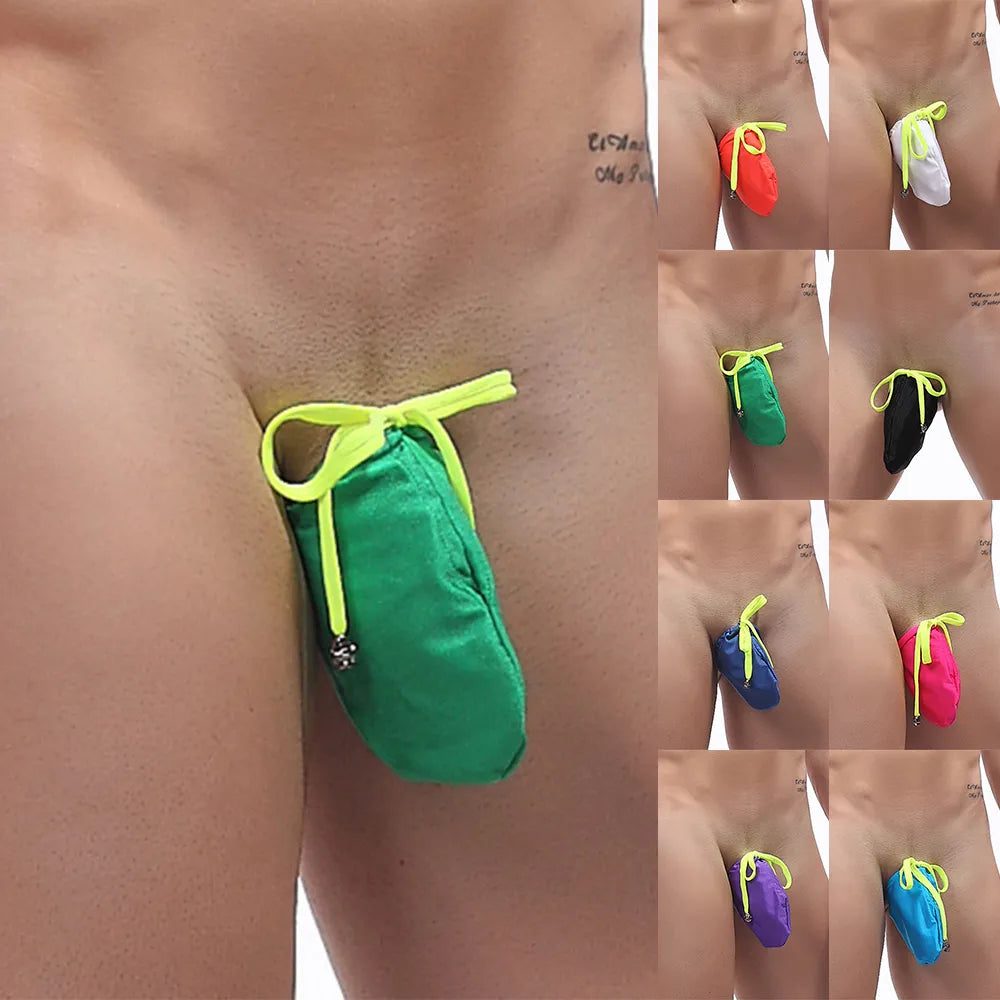 Men's Bulge Pouch Wrapped Sheath Underwear