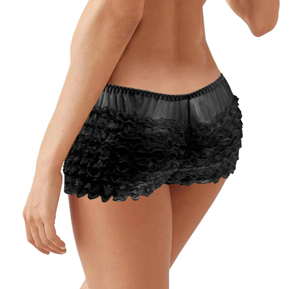 Cute Lace Mesh Briefs Panties Underwear for Men