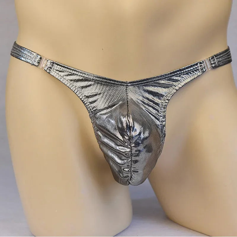 Hot Men's Thong Leather Bikini