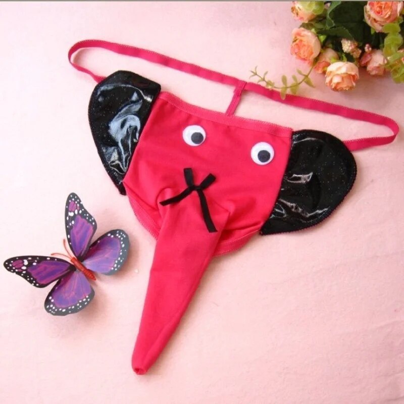 Men's Sexy Elephant Nose Bulge Pouch Elastic Underwear