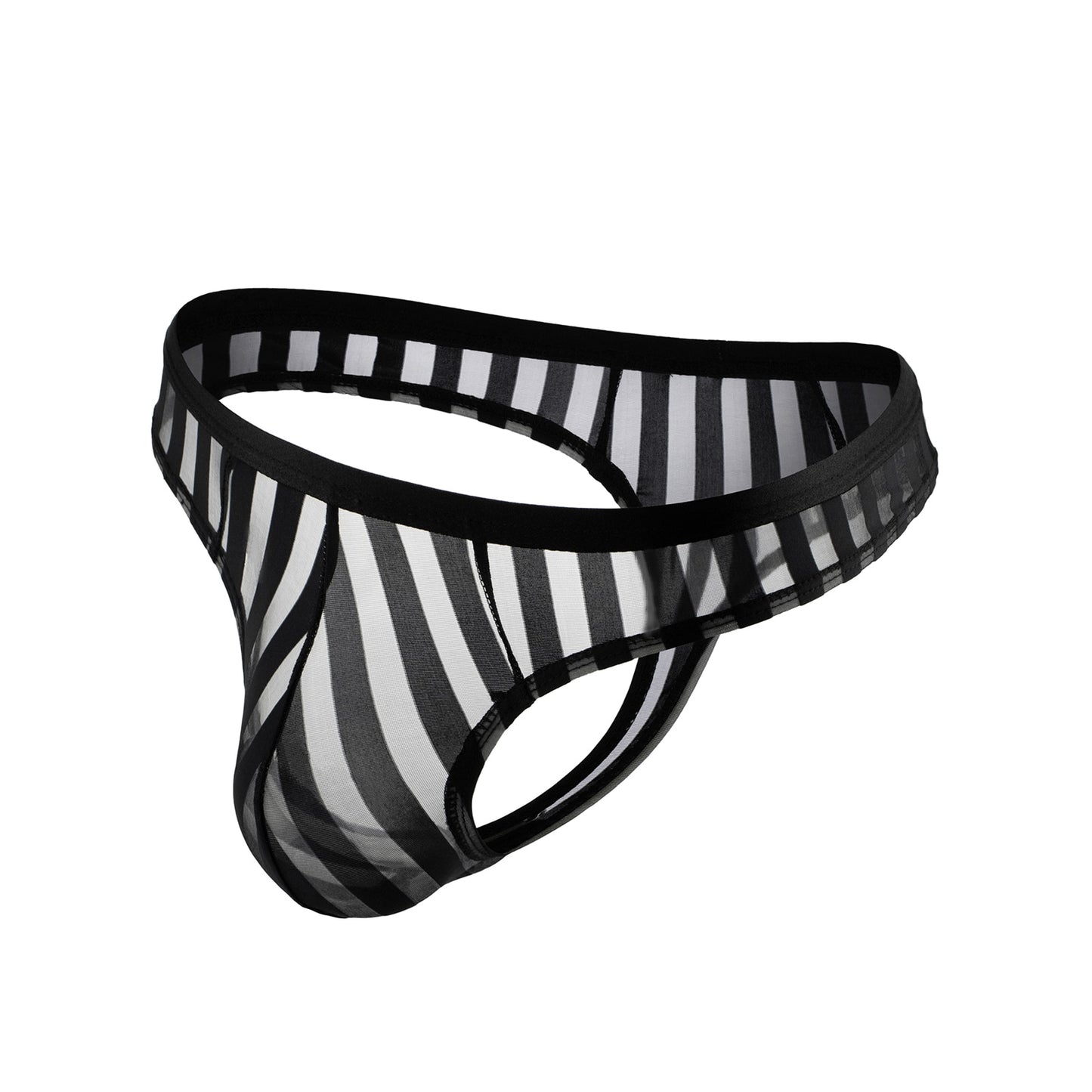 Men Sexy Striped Mesh Thong underwear