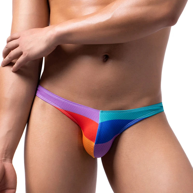 Men's Sexy Print Breathable Briefs Underwear