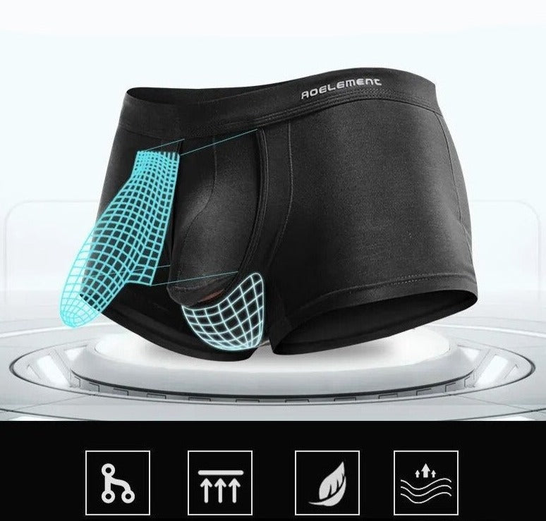 Boxer Briefs Open Front Underwear for Men