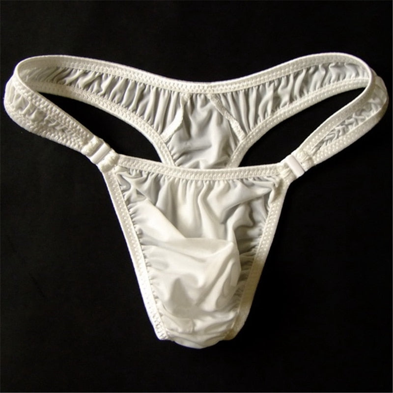 Men Sexy Thong with Button underwear