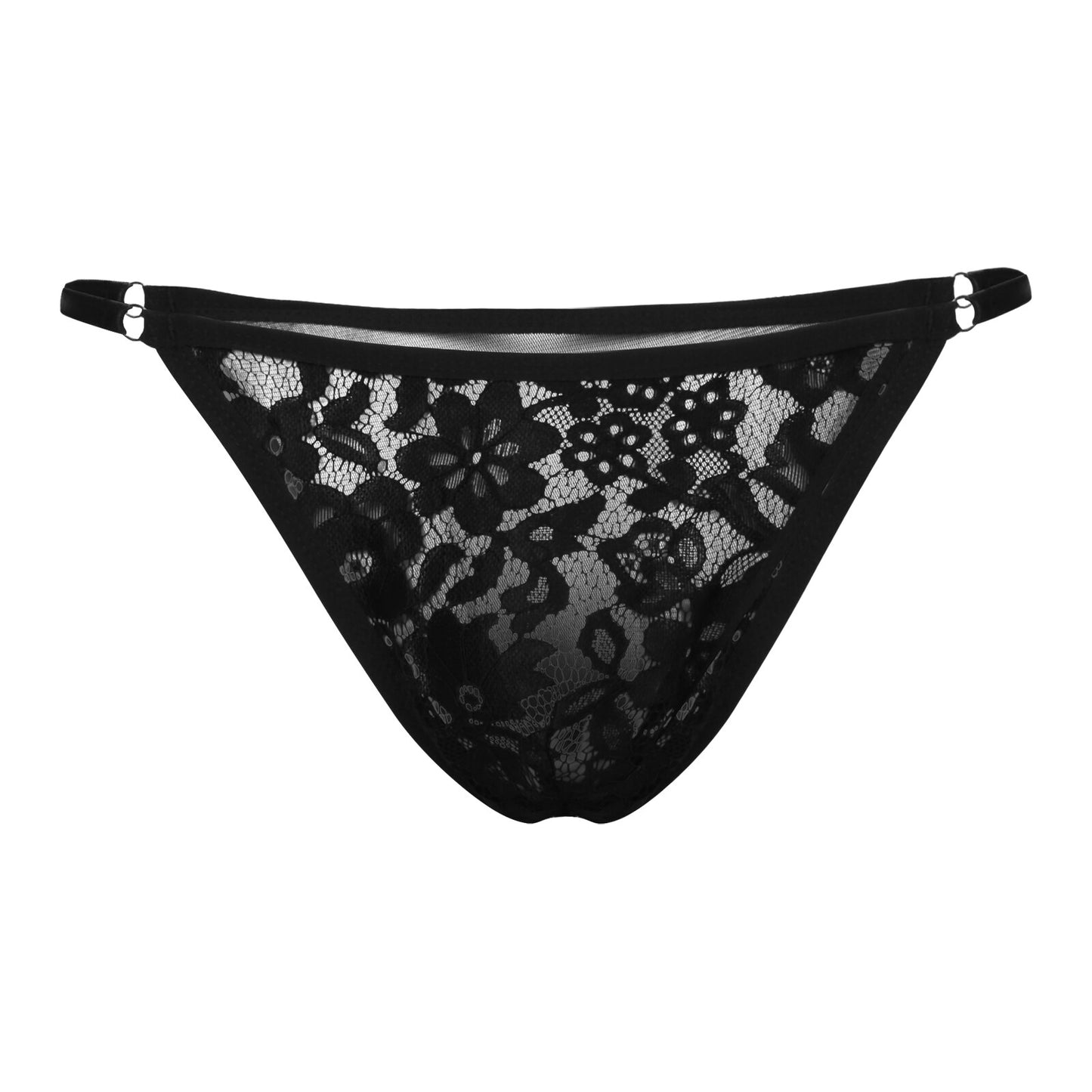 Men's Sexy Mesh Lingerie Lace Bra Panties Underwear