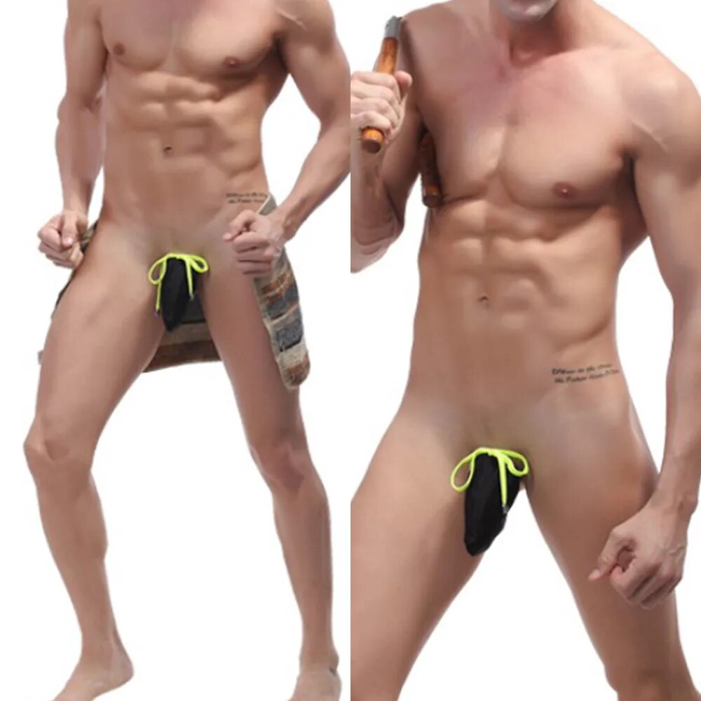 Men's Bulge Pouch Wrapped Sheath Underwear