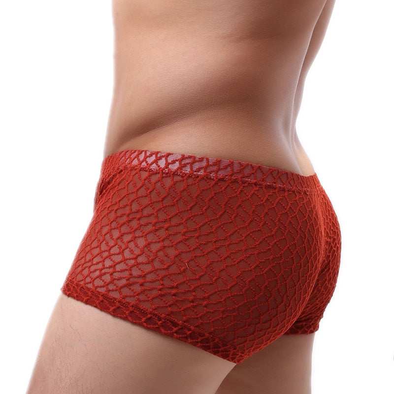 Men's Lace Boxer Briefs underwear