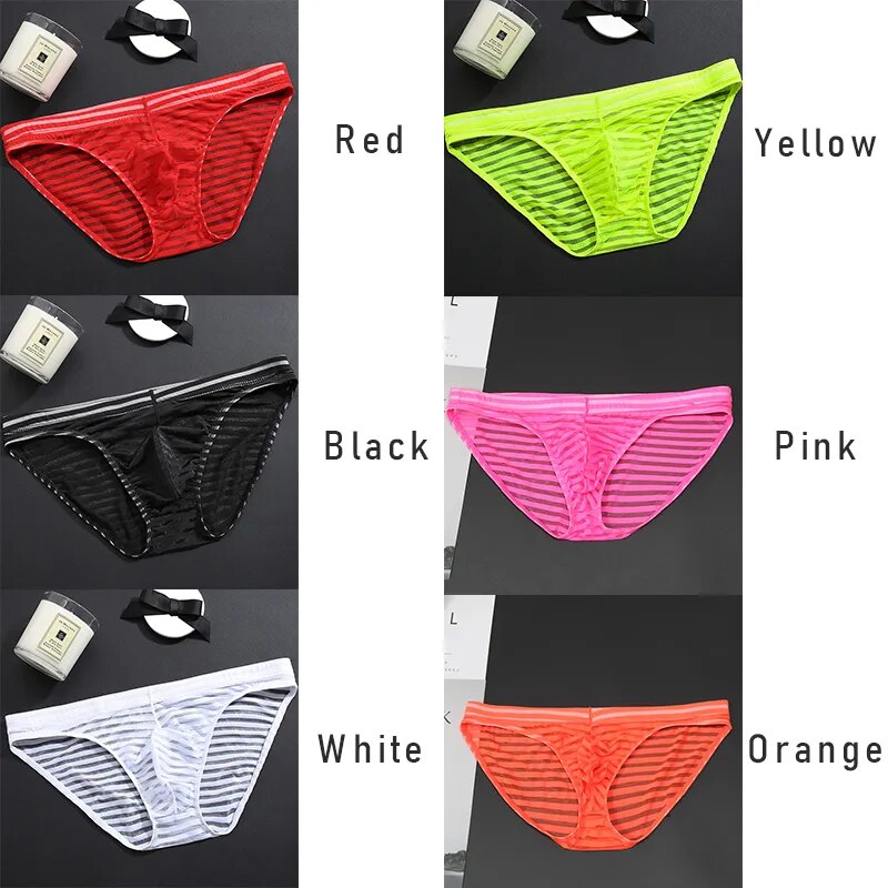 Men's Ultra-Thin Translucent Mesh Underwear