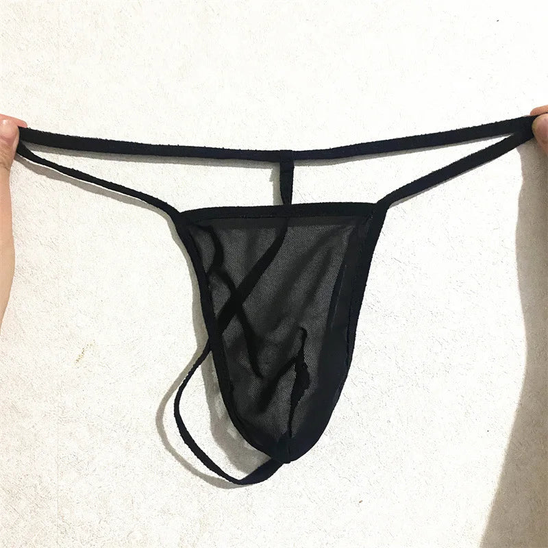 Male Elastic G-String T-Thong Underwear