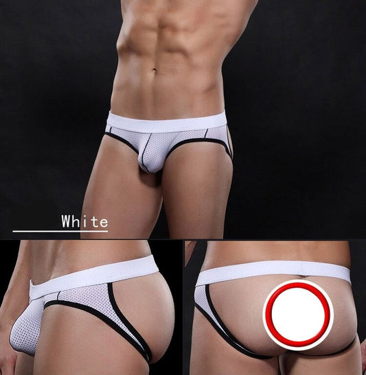 Men Mesh Sexy Jockstrap Underwear