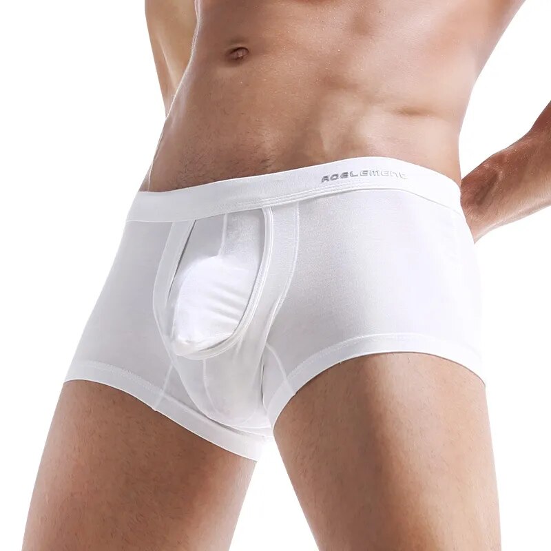 Boxer Briefs Open Front Underwear for Men