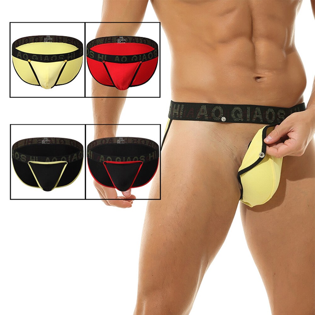 Men Buckle Briefs Underwear