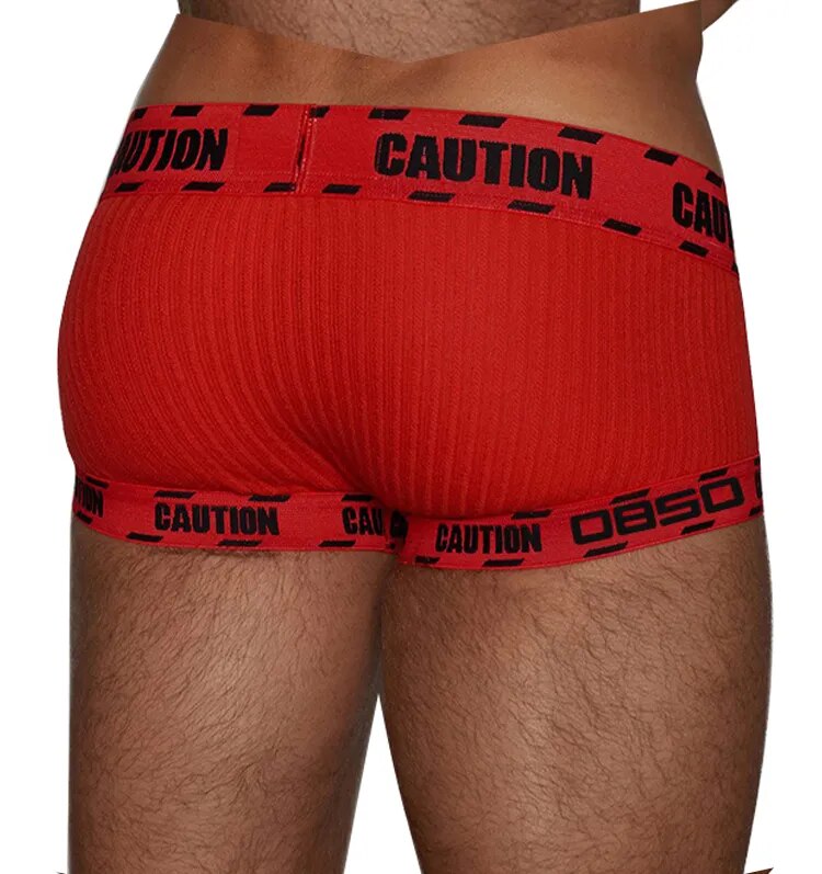 Men's Long Cotton Boxer Briefs Underwear