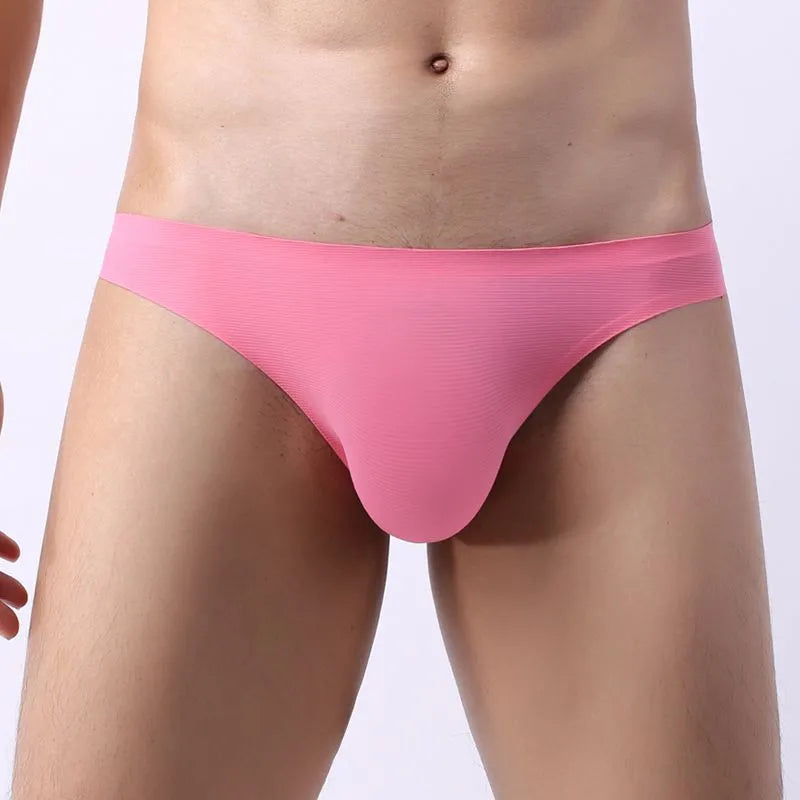 Men's Briefs Ice Silk Translucent Underwear