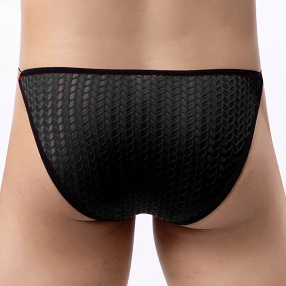 Men Sexy Breathable Low Waist Briefs Underwear