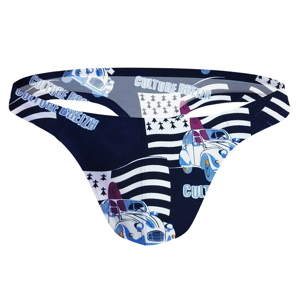 Men's Printed Thongs Underwear