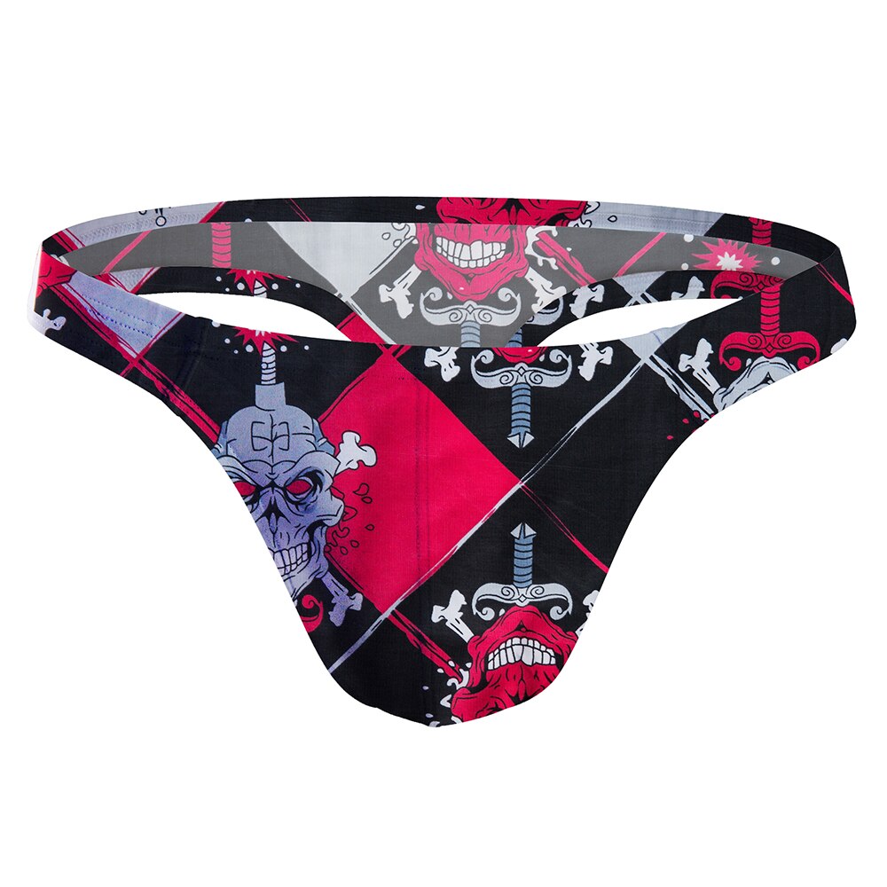 Men's Printed Thongs Underwear