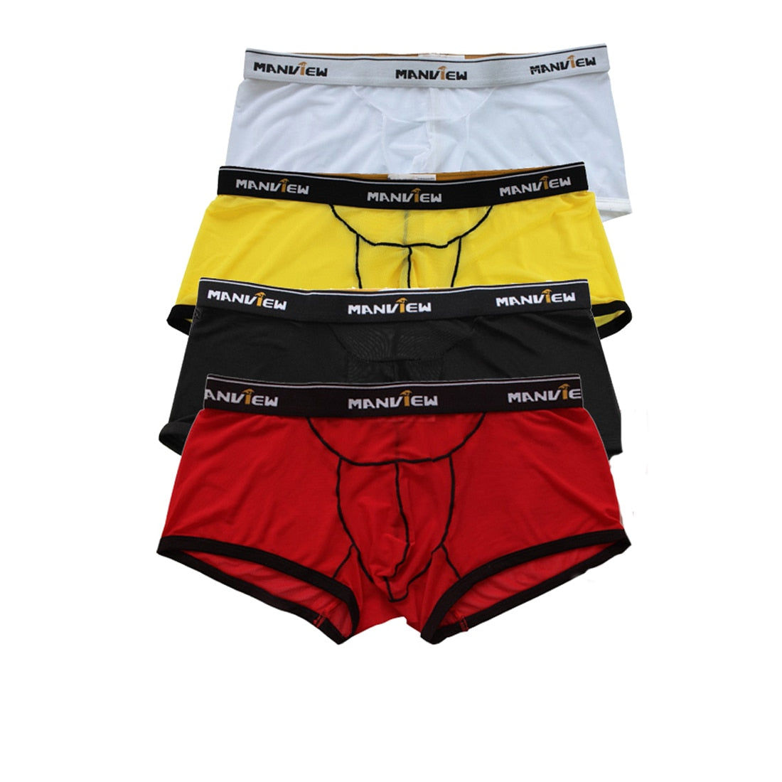 Men Boxer Briefs Translucent underwear