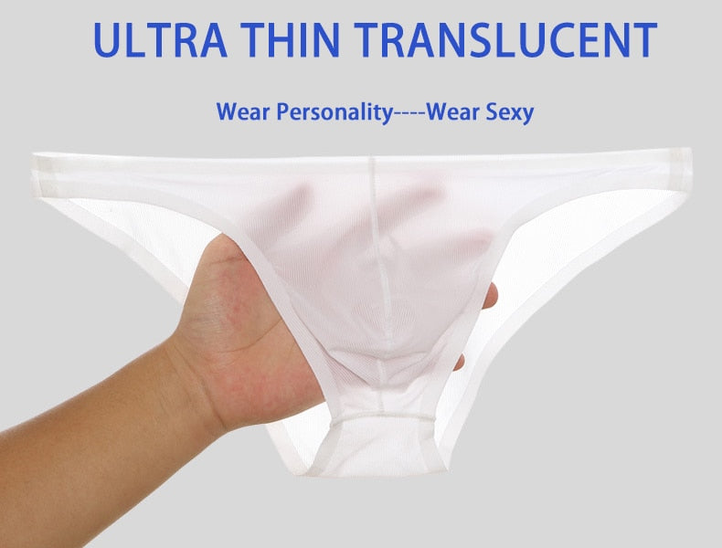 Men Ultra Thin Translucent Briefs underwear