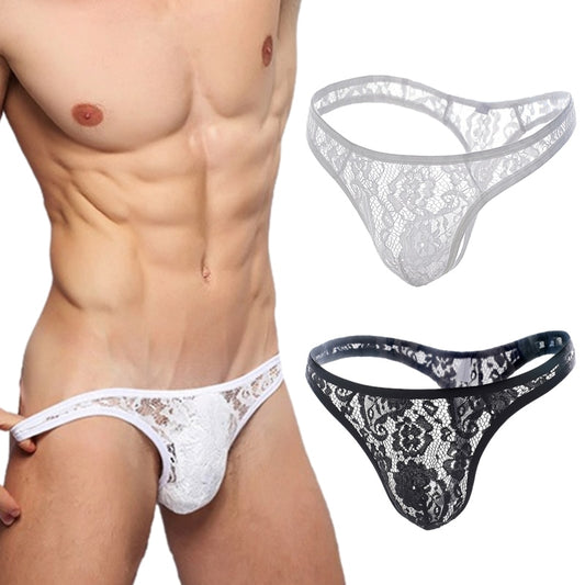 Sexy Men's Lace Thong Underwear