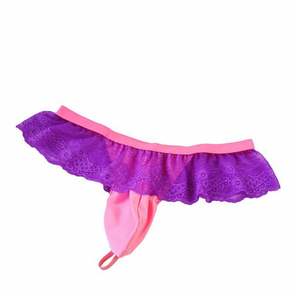 Men Thong Panties Lace Underwear