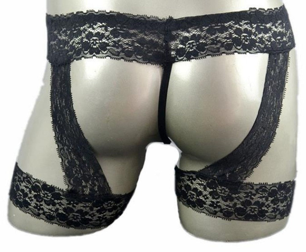 Men Lace Buttocks Panties