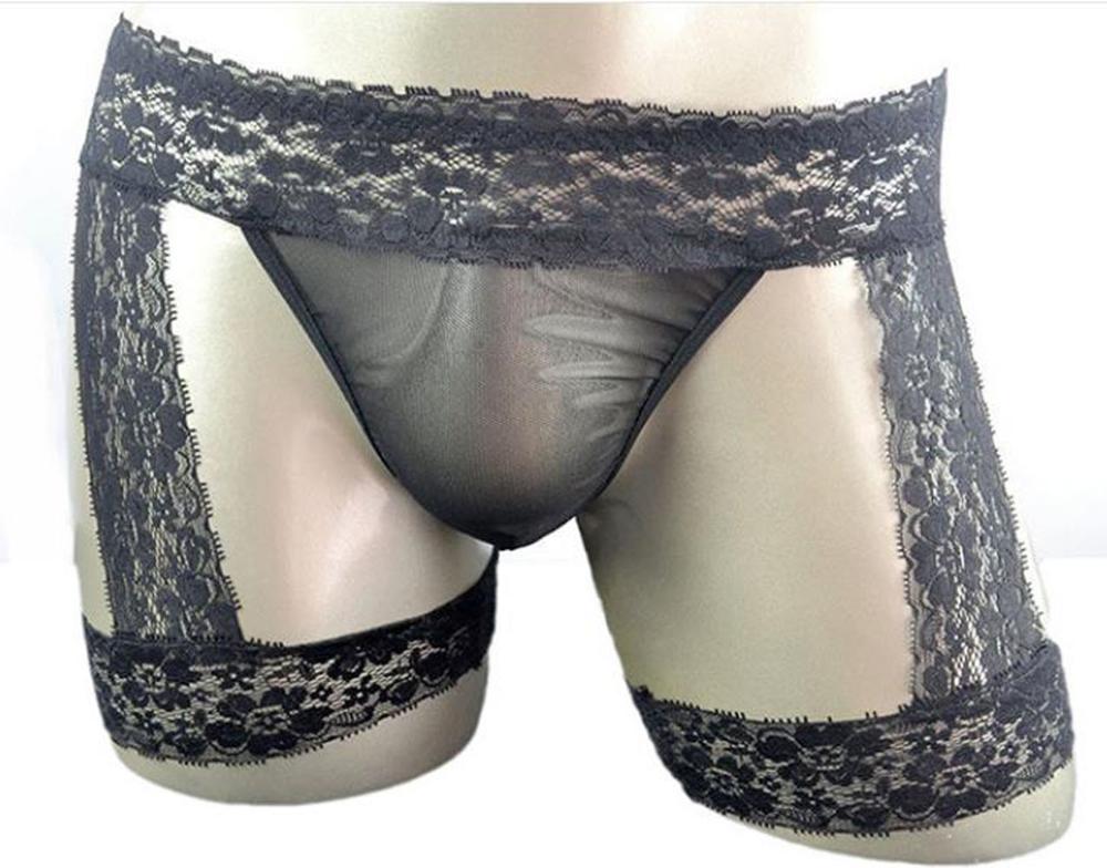 Men Lace Buttocks Panties