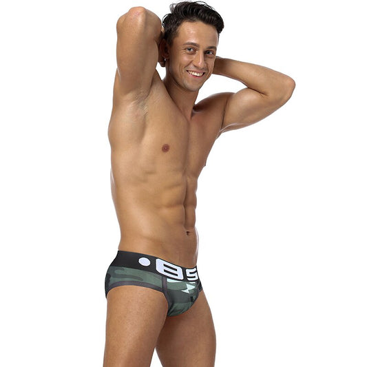 Men Briefs Camouflage Underwear