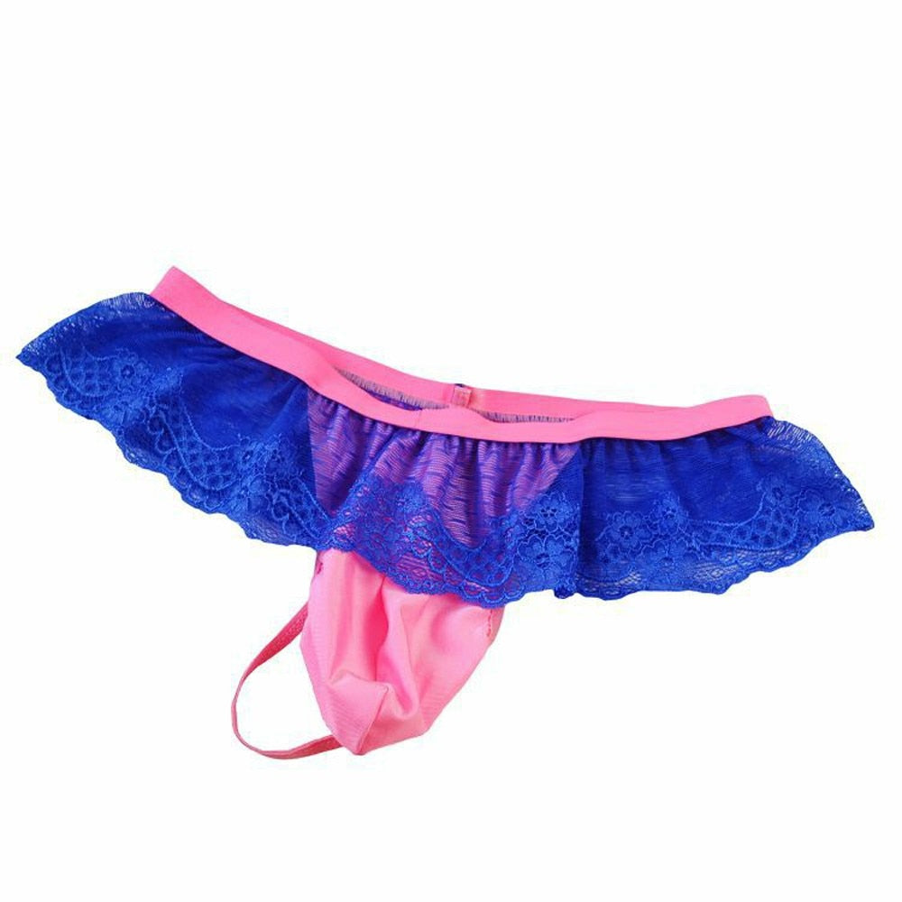 Men Thong Panties Lace Underwear