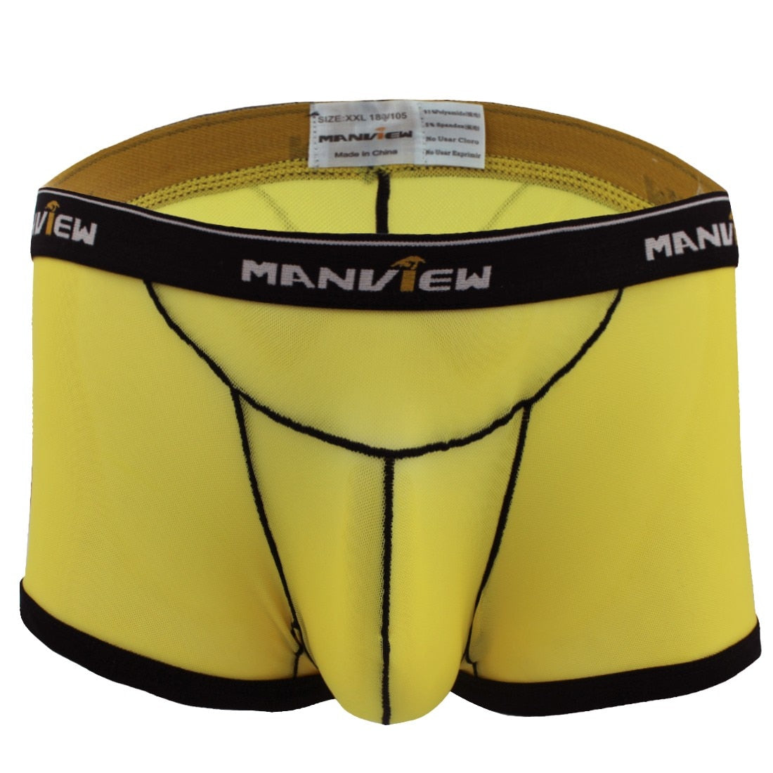 Men Boxer Briefs Translucent underwear