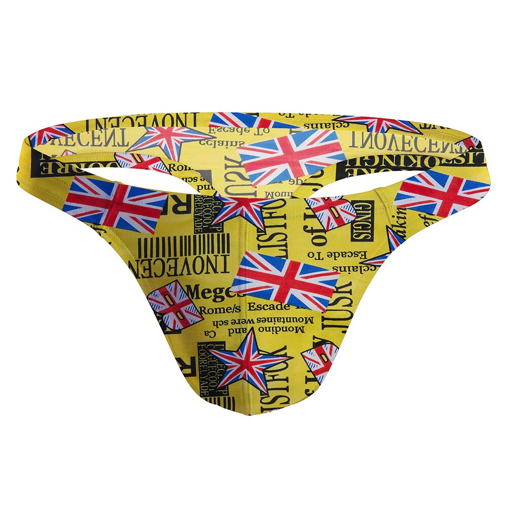 Men's Printed Thongs Underwear