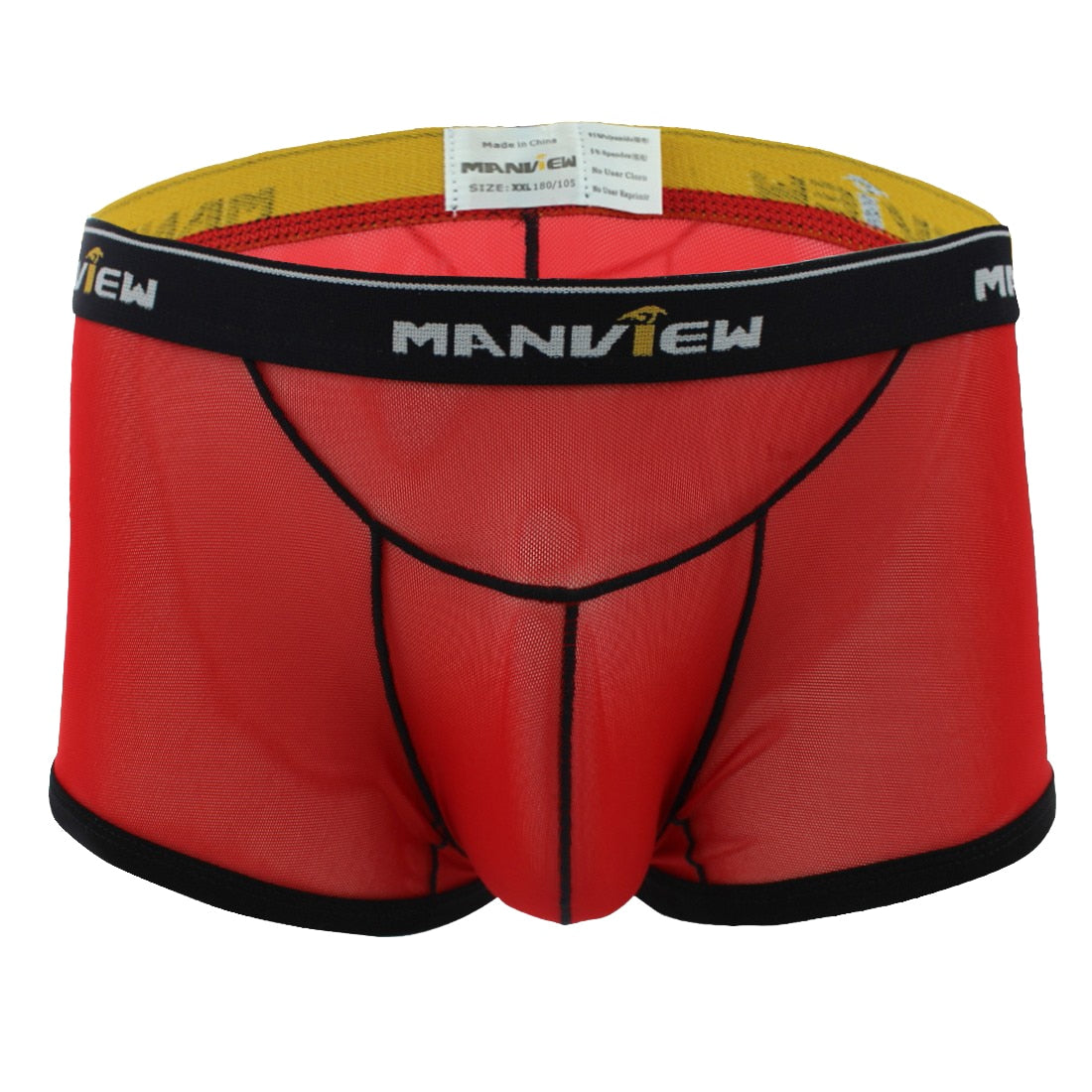 Men Boxer Briefs Translucent underwear