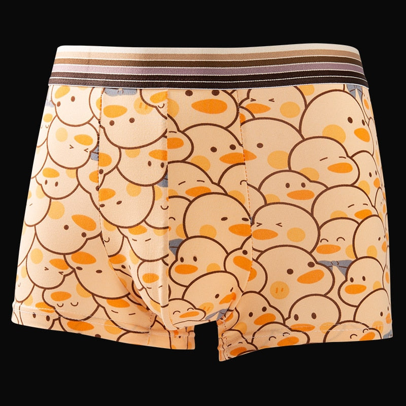 Men Cartoon Boxer Briefs Underwear