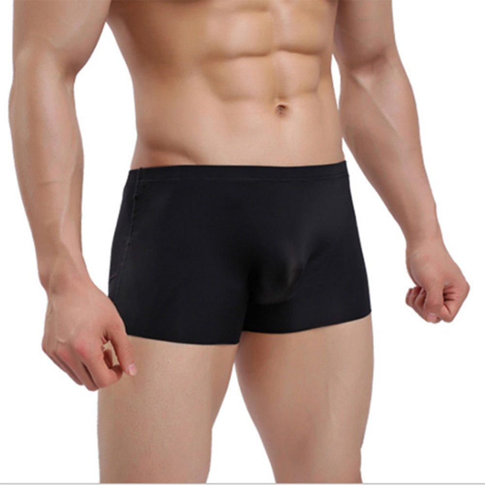 Men's Boxer Briefs Soft Seamless Underwear